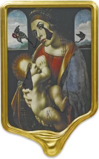 Francesco Vezzoli - Crying Portrait Of Wilhelmina As A Renaissance Madonna With Holy Child (After Leonardo)