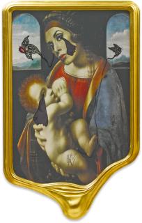Francesco Vezzoli - Crying Portrait Of Wilhelmina As A Renaissance Madonna With Holy Child (After Leonardo)