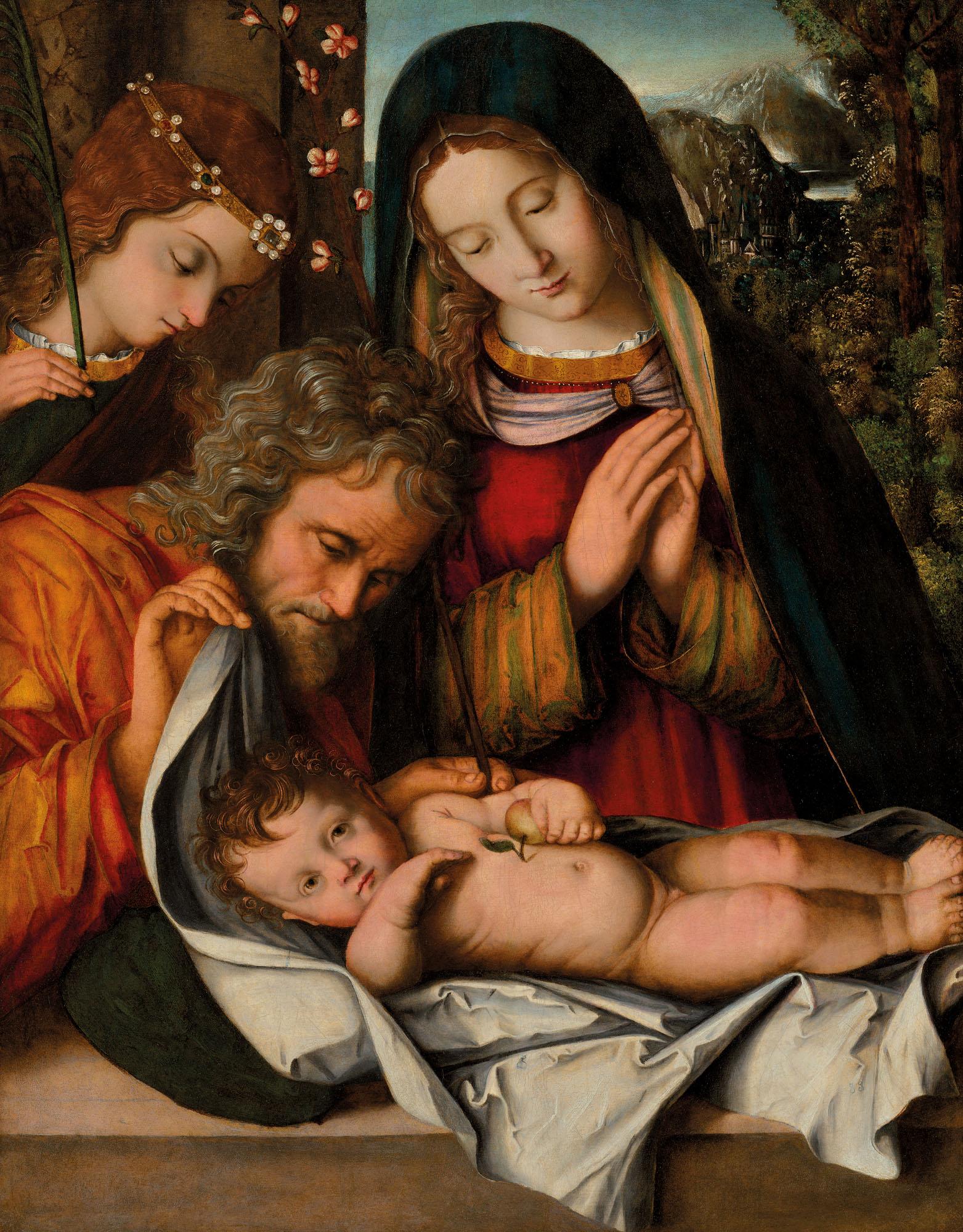 Francesco Zaganelli Da Cotignola - The Holy Family