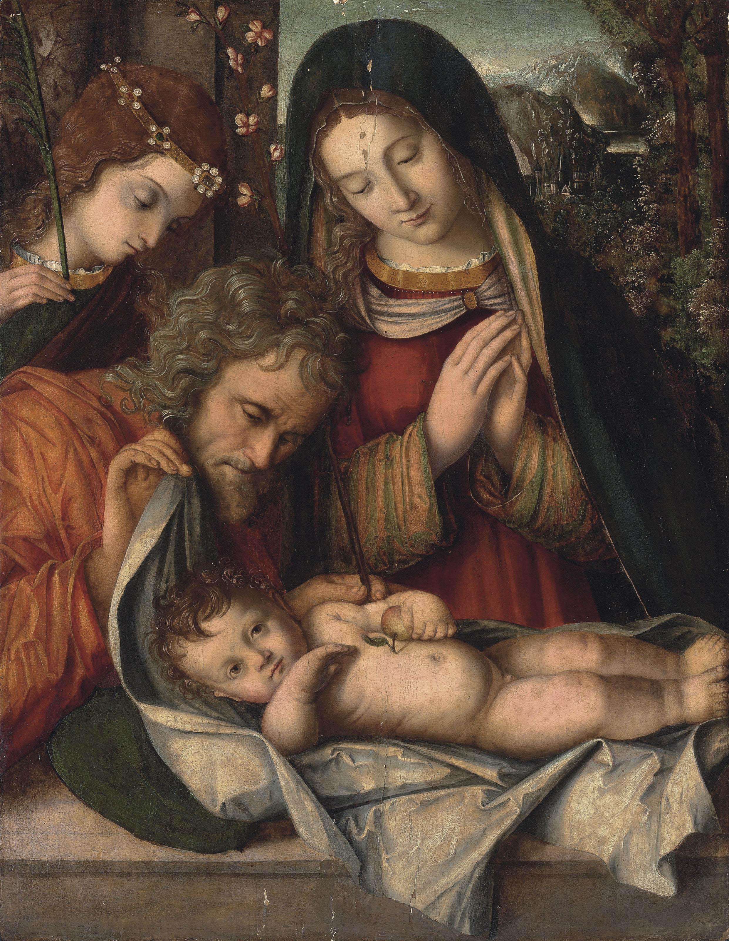 Francesco Zaganelli Da Cotignola - The Holy Family