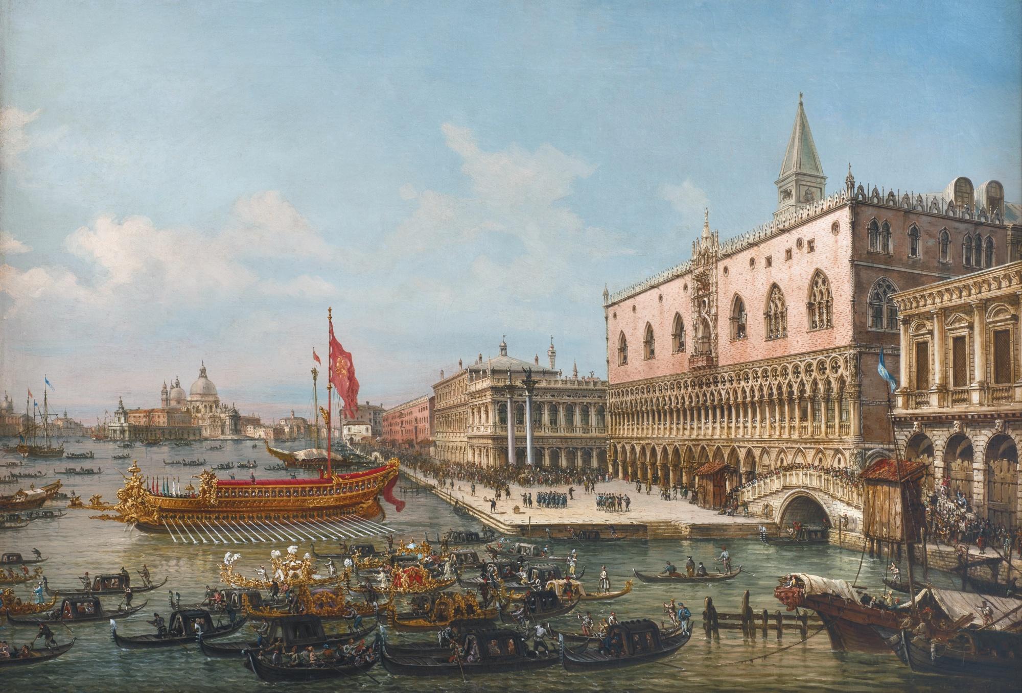 Francesco Zanin - Italian the Departure Of The Bucintoro From San Marco To San Nicoló Del Lido