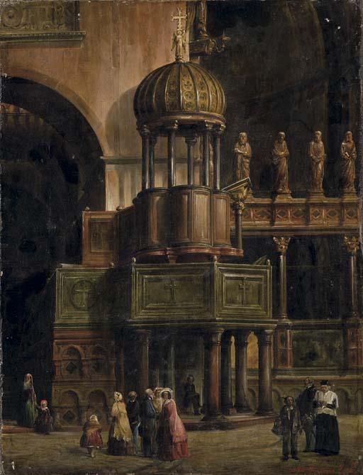 Francesco Zanin - Venezia, Interno di San Marco