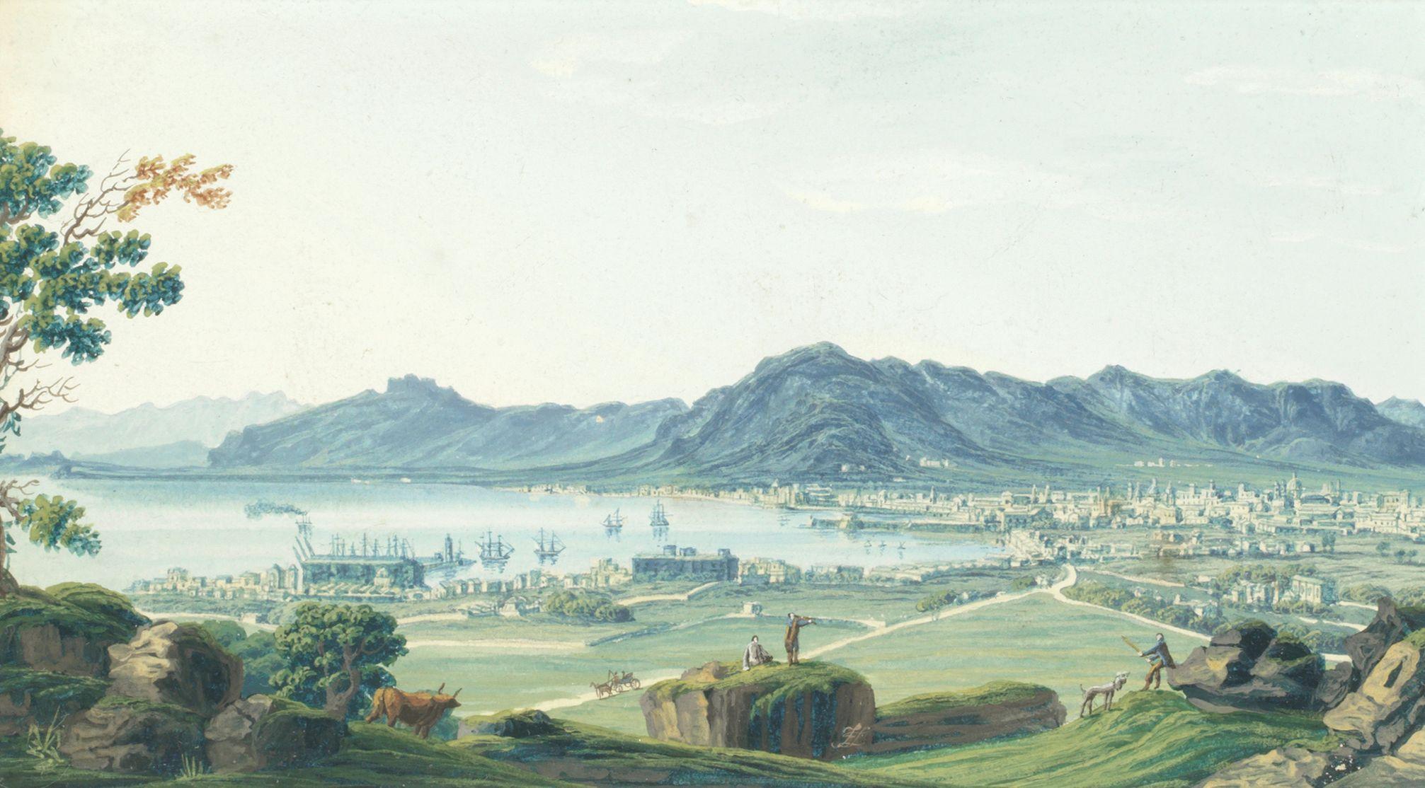 Francesco Zerilli - A Set Of Eight Views Of Sicily