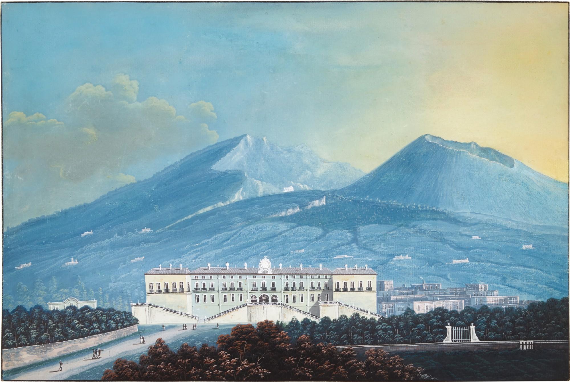 Francesco Zerilli - An Italian Palace, possibly The Reggia of Portici, Naples