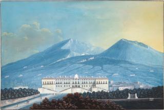Francesco Zerilli - An Italian Palace, possibly The Reggia of Portici, Naples