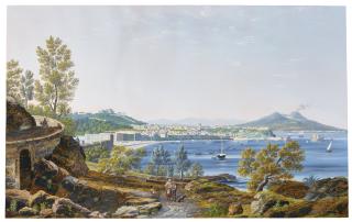 Francesco Zerilli - View Of Naples From Posillipo, 1836