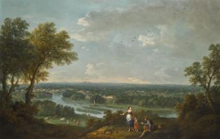 Francesco Zuccarelli, R.A. - A View Of The River Thames From Richmond Hill