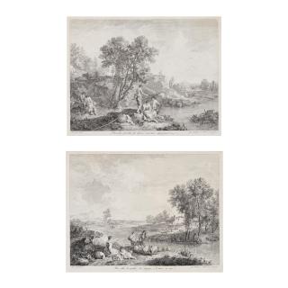 Francesco Zuccarelli - Da cibo il prato al gregge, e l\'amo a noi; Piccola Preda il Desio Nostro Appage 2