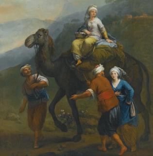 Francesco Zuccarelli - Turkish Pilgrims En Route To Mecca