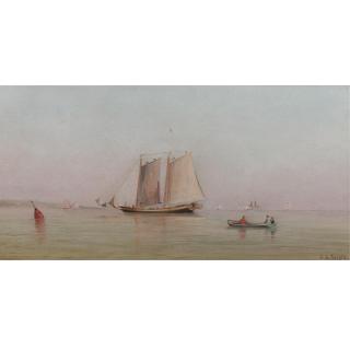 Francis A. Silva - Misty Morning In New York Bay