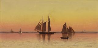 Francis A. Silva - Sailboats At Sunset