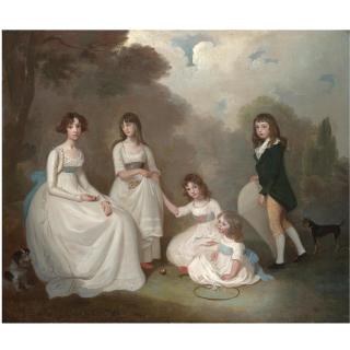 Francis Alleyne - Group Portrait Of Children