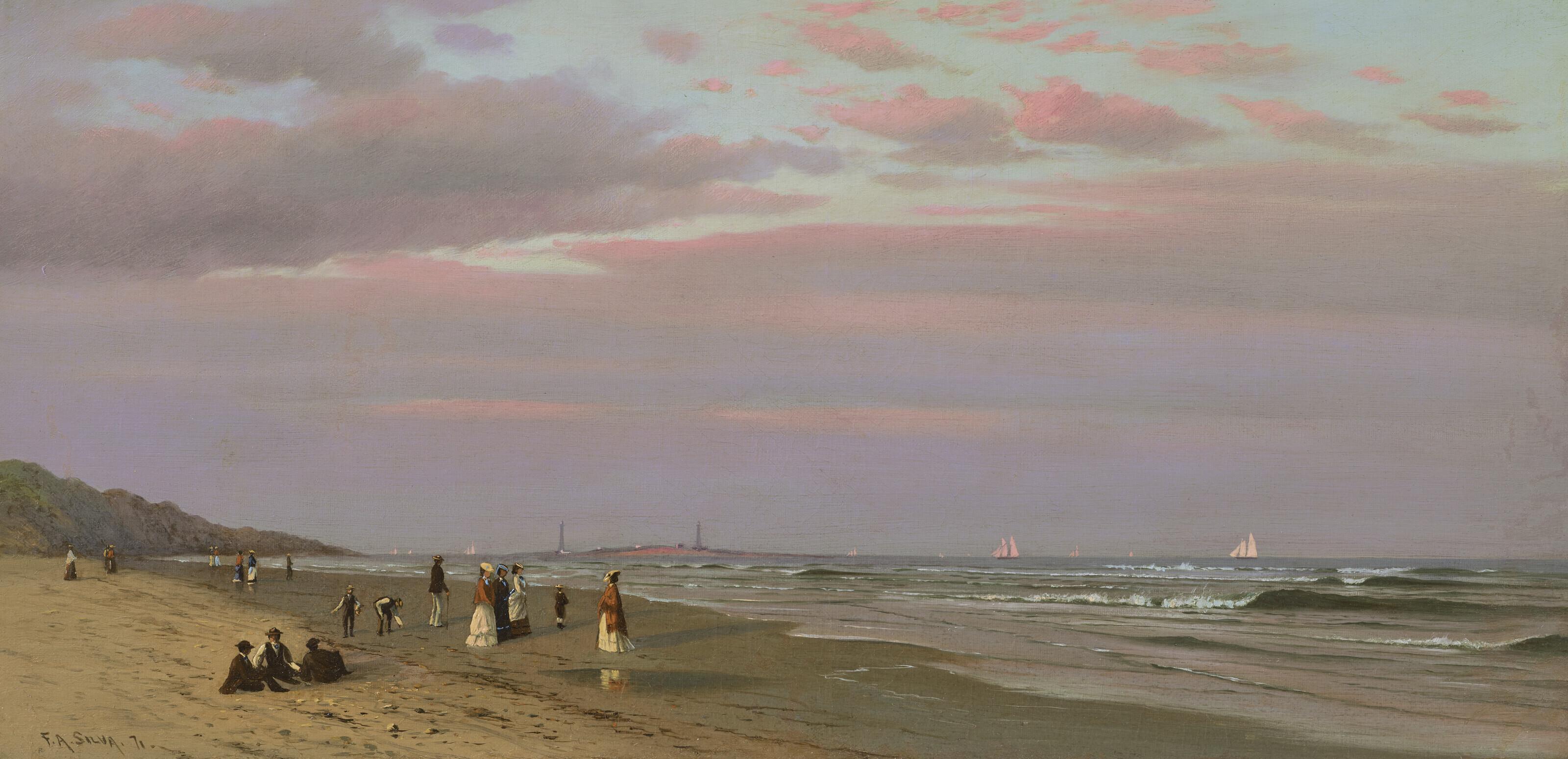 Francis Augustus Silva - Long Branch Beach