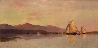 Francis Augustus Silva - The Hudson River Looking Toward the Catskills