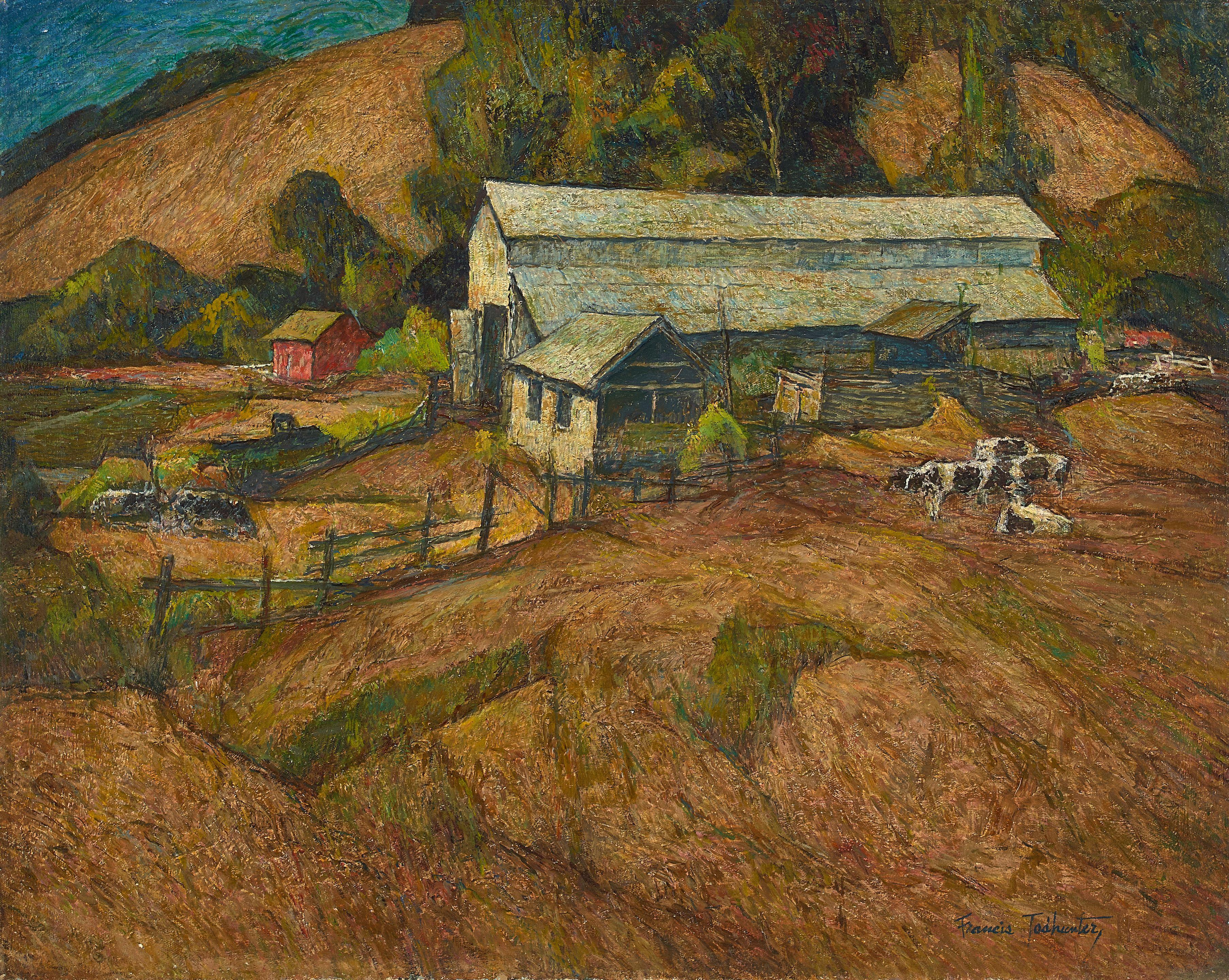 Francis Augustus Todhunter - Ignacio Ranch 24 x 30 in. unframed