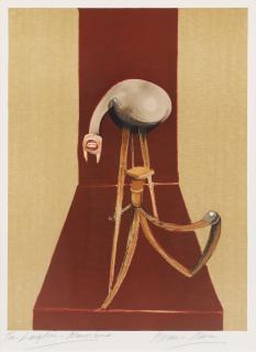 Francis Bacon - Central plate, from Deuxième version du Triptyque 1944