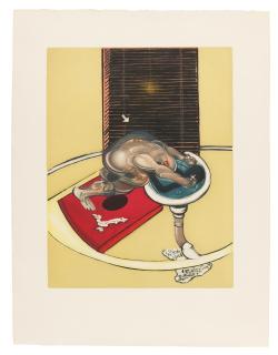Francis Bacon - Figure at a Washbasin (from Requiem pour la fin des temps)