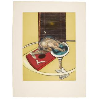 Francis Bacon - Figure at a Washbasin (from Requiem pour la fin des temps)