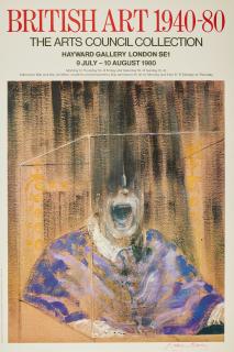 Francis Bacon - Head VI, Hayward Gallery London SE1 Exhibition Poster