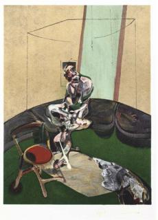 Francis Bacon - Isabel Rawsthorne; George Dyer fixant un cordon, from Derrière le Miroir