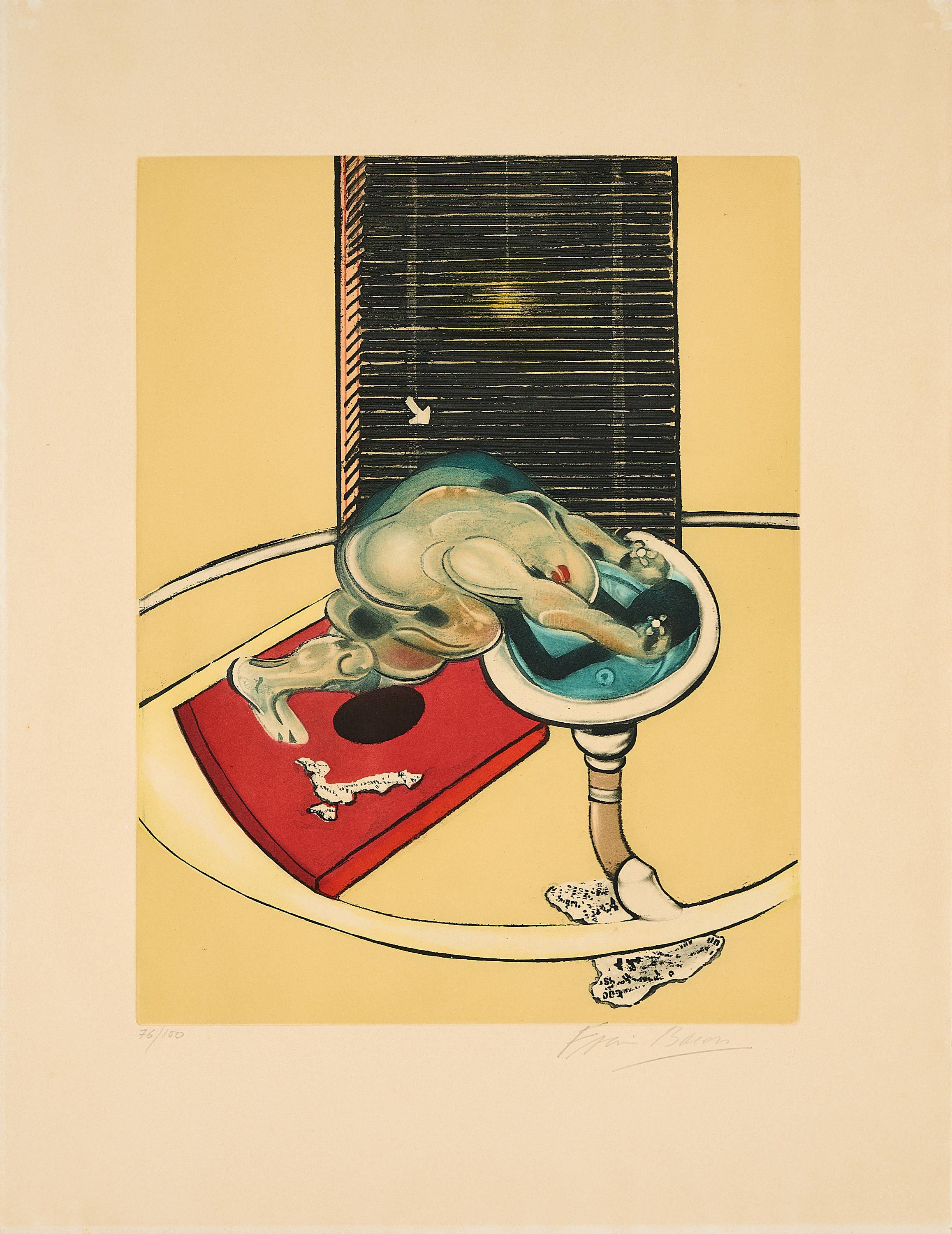 Francis Bacon - L\'homme au lavabo.