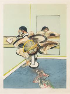 Francis Bacon - Man Writing Reflected in a Mirror