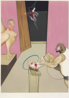 Francis Bacon - Oedipe et la Sphinx d\'après Ingres