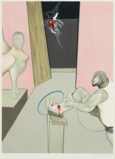 Francis Bacon - Oedipus and the Sphinx (after Ingres) (S. 18), 1984