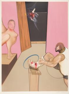 Francis Bacon - Oedipus and the Sphinx after Ingres