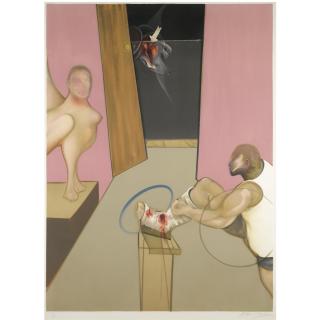 Francis Bacon - Oedipus And The Sphinx After Ingres