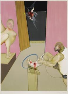 Francis Bacon - Oedipus And The Sphinx After Ingres