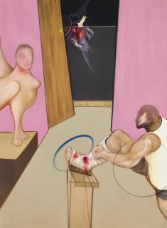 Francis Bacon - Oedipus And The Sphinx After Ingres