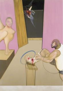 Francis Bacon - Oedipus and the Sphinx after Ingres