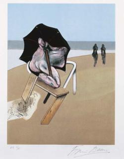 Francis Bacon - Pannello sinistro da Metropolitan Triptych