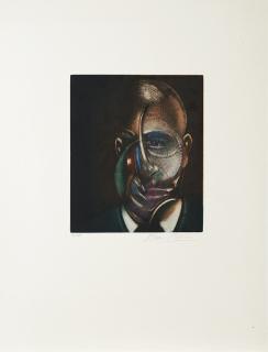 Francis Bacon - Portrait de Michel Leiris, from Requiem pour la Fin des Temps