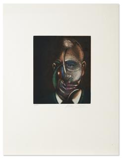 Francis Bacon - Portrait de Michel Leiris, from Requiem pour la Fin des Temps