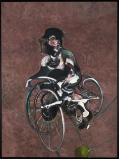 Francis Bacon - Portrait of George Dyer Riding a Bicycle