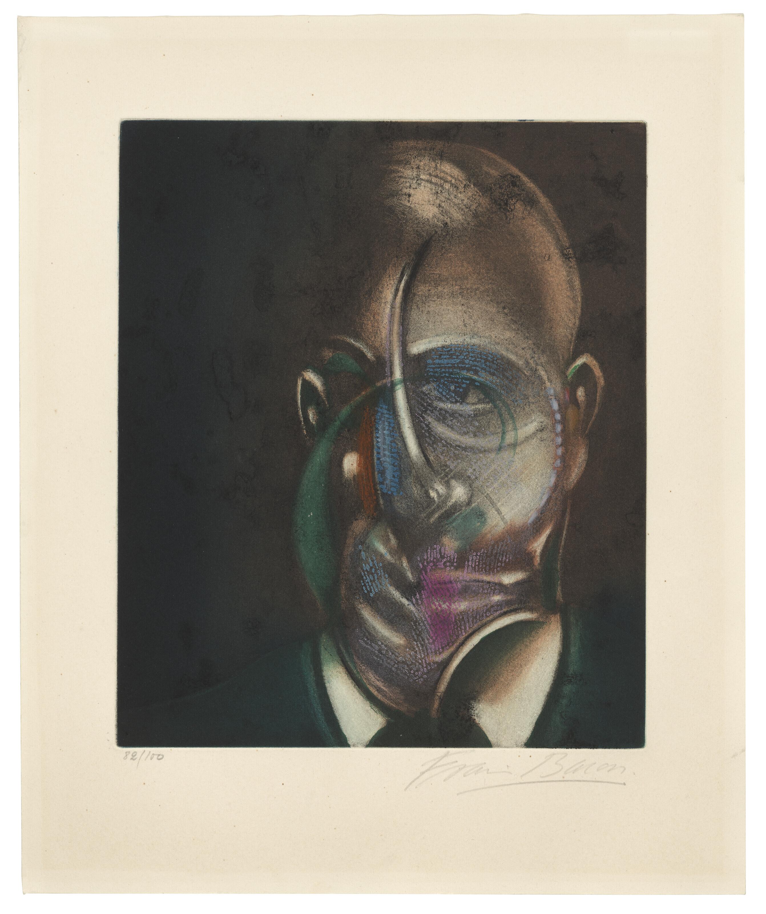 Francis Bacon - Portrait of Michel Leiris
