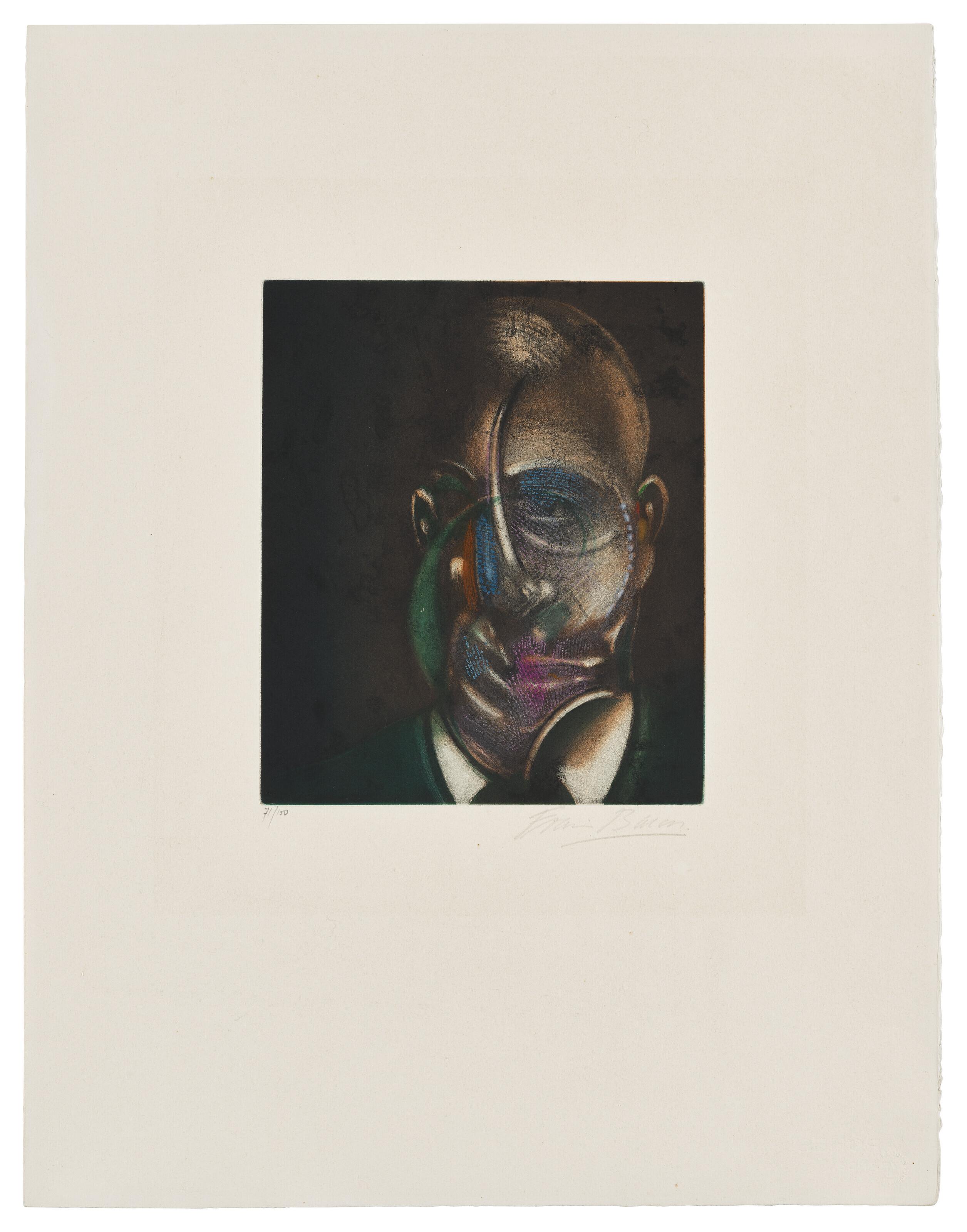 Francis Bacon - Portrait Of Michel Leiris