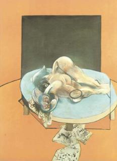 Francis Bacon - The Center Plate, from Three Studies of the Human Body