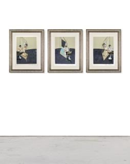 Francis Bacon - Three Studies Of The Male Back (S. 21)