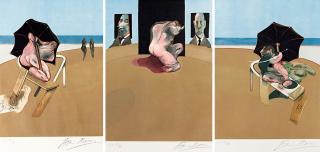 Francis Bacon - Triptych 1974-77 (Set Of Three Pieces)(Executed In 1981)