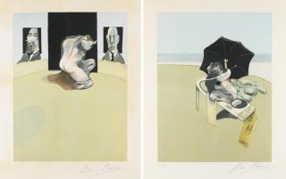 Francis Bacon - Triptych: Right Panel And Centre Panel (S. 4)