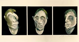 Francis Bacon - Trois Etudes Pour Un Autoportrait (D\'Apres Trois Etudes Pour Un Autoportrait 1983), 1990