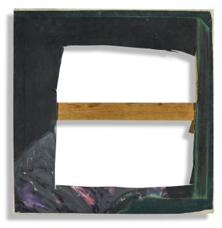 Francis Bacon - Untitled (Pope) Slashed Canvas