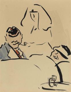 Francis Campbell Boileau Cadell, R.S.A., R.S.W. - Bedside Manners