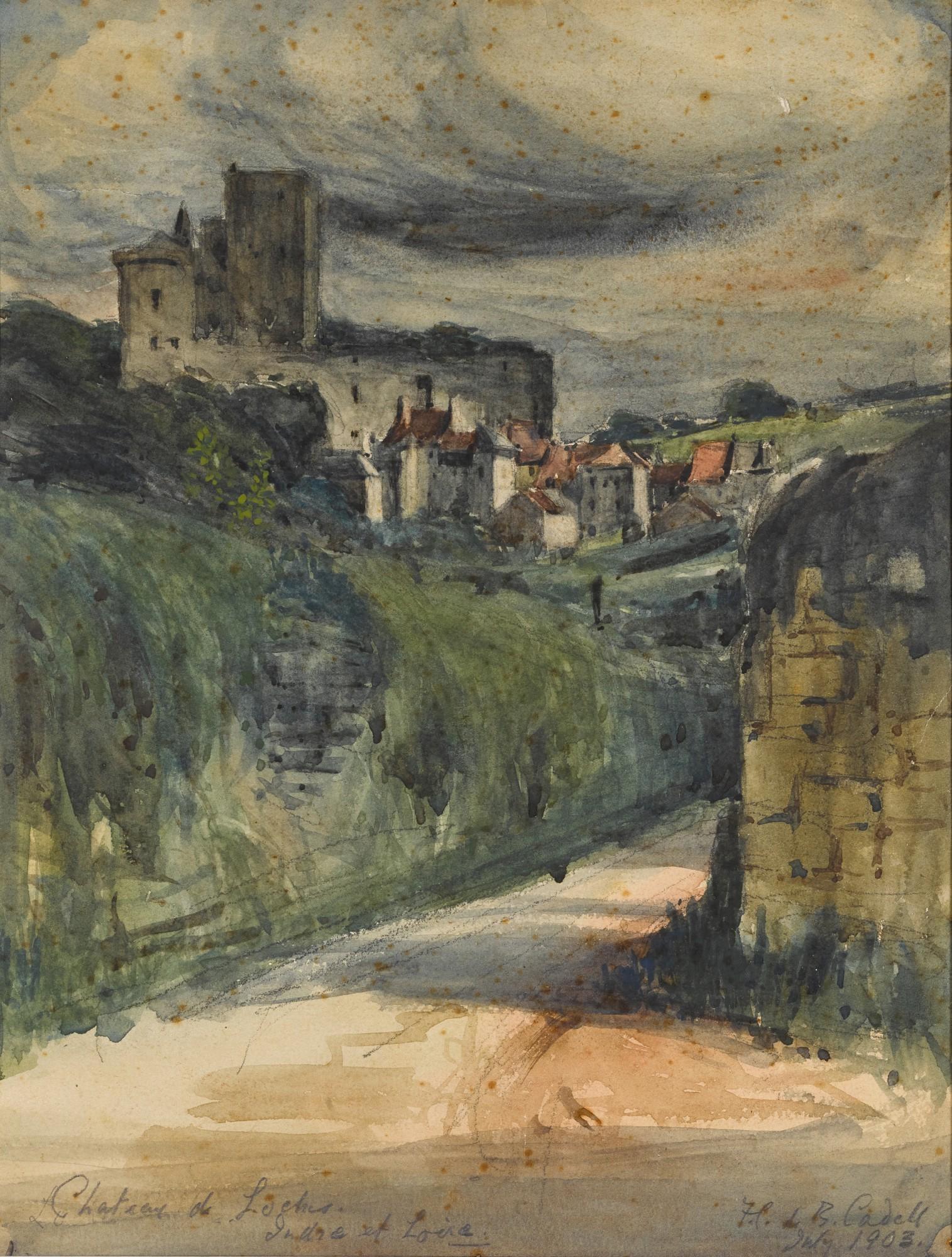 Francis Campbell Boileau Cadell, R.S.A., R.S.W. - Château de Loches, Indre et Loire