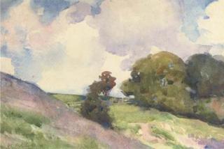 Francis Campbell Boileau Cadell, R.S.A., R.S.W. - Hilly Landscape