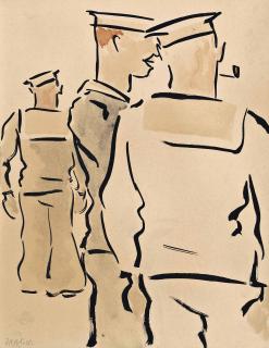 Francis Campbell Boileau Cadell, R.S.A., R.S.W. - Sailors