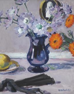 Francis Campbell Boileau Cadell R.S.A., R.S.W. - Scabia And Marigolds